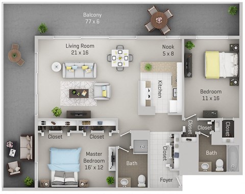 9000 E Jefferson Ave 1-4 Beds Apartment for Rent - Photo Gallery 62